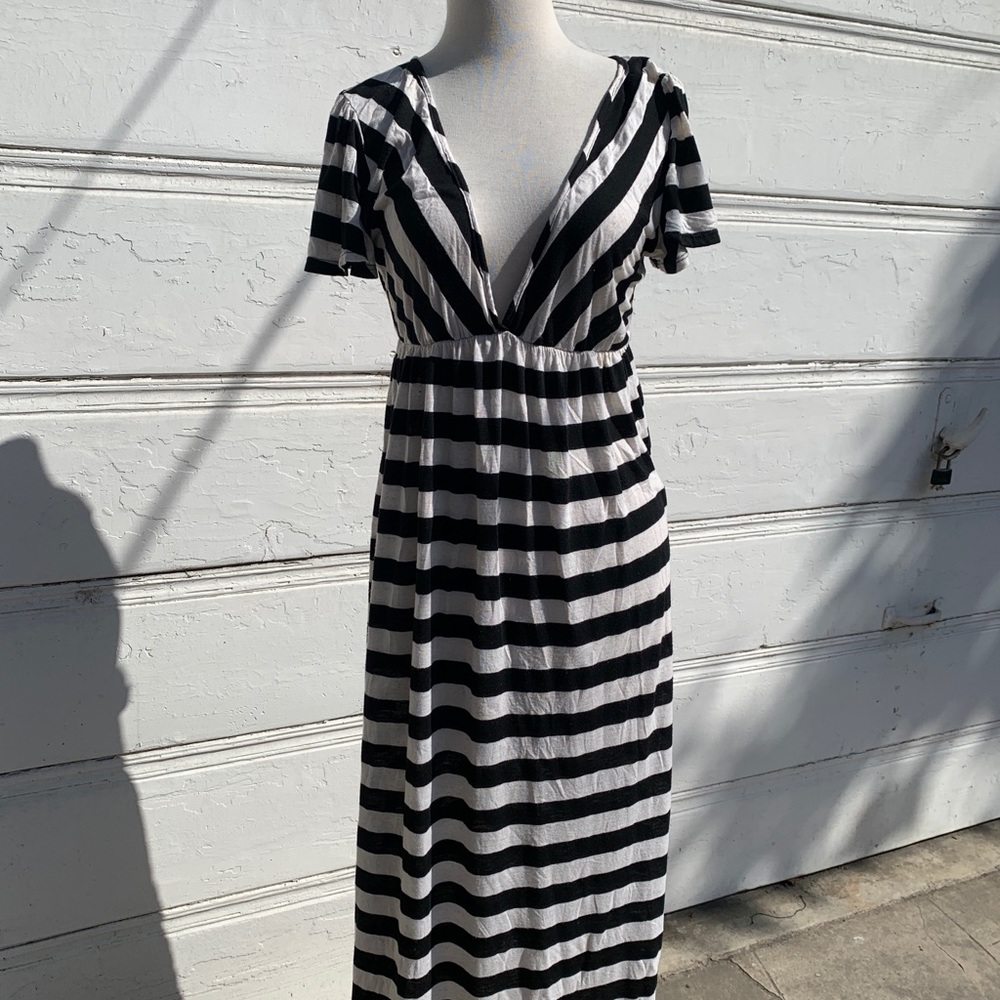 Striped Maxi Dress Size Medium